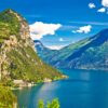 Přírodní krásy v okolí jezera Lago di Garda s koupáním