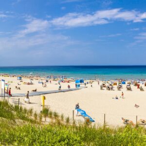 Jednodenní koupání u Baltského moře